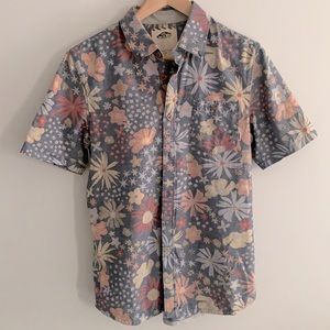 Vans Floral Collard Botton Down Shirt
